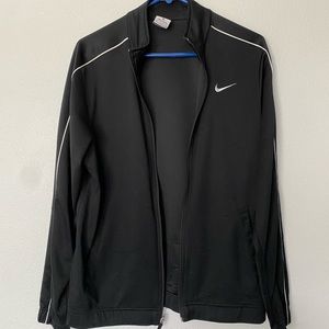 Black Nike lightweight jacket, size medium.